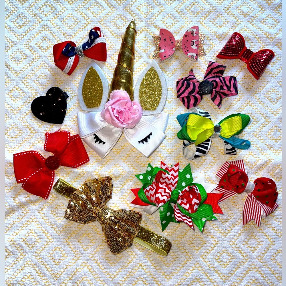 Adorable 💜 Hairbow Lot